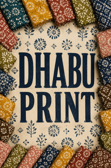 Dhabu Cotton Print 46 Panna
